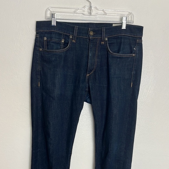 Rag & Bone Standard Issue Skinny Jean Fit 1 Men's 31 Rinse Selvedge Inseam 30.5" - Picture 7 of 15